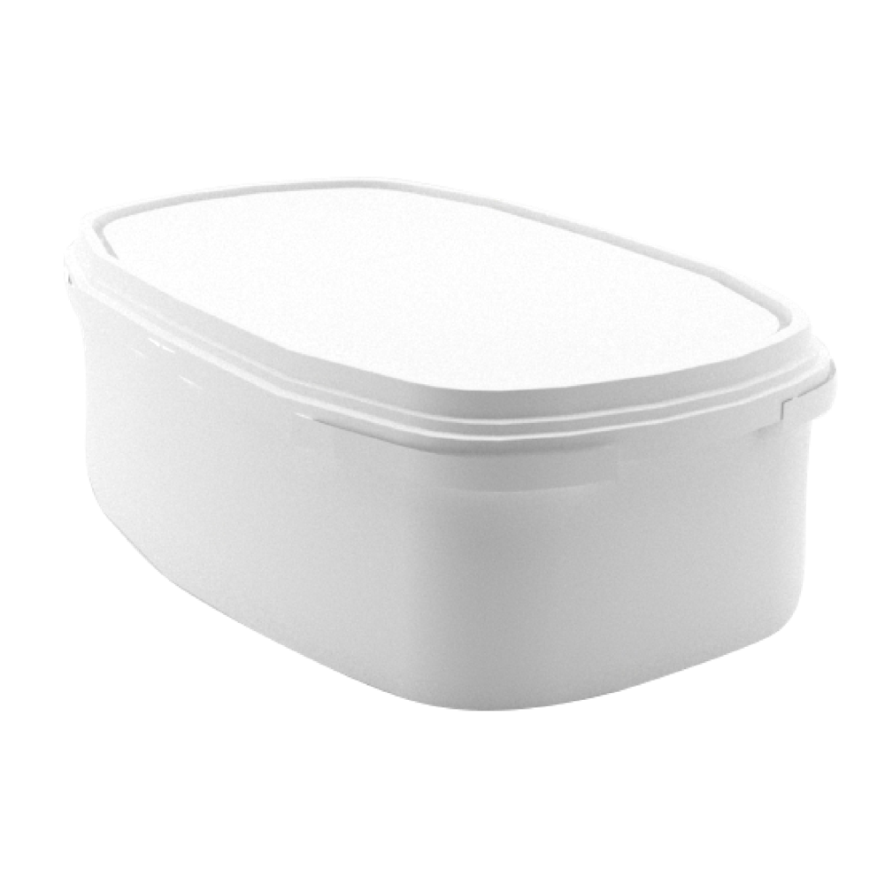 750 Ml Oval Shape Plain