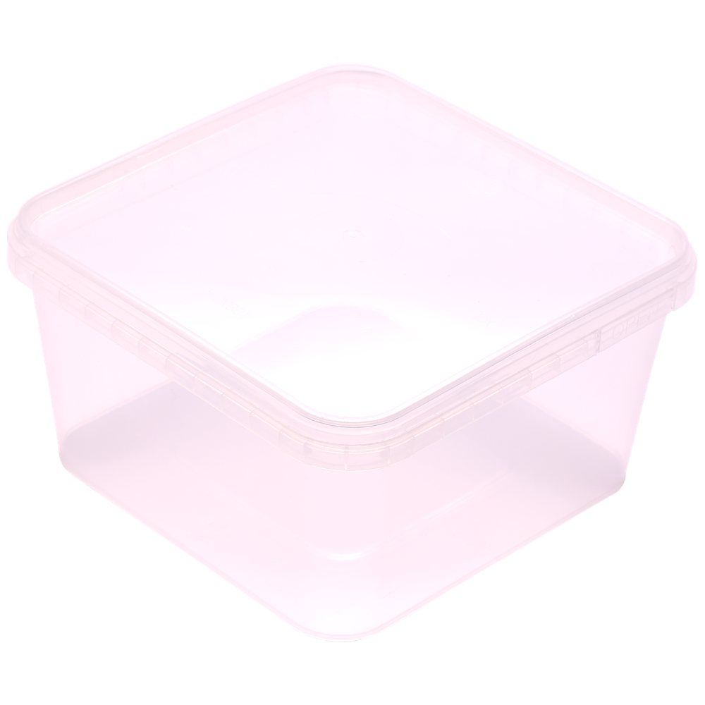 1000 ml square box plain