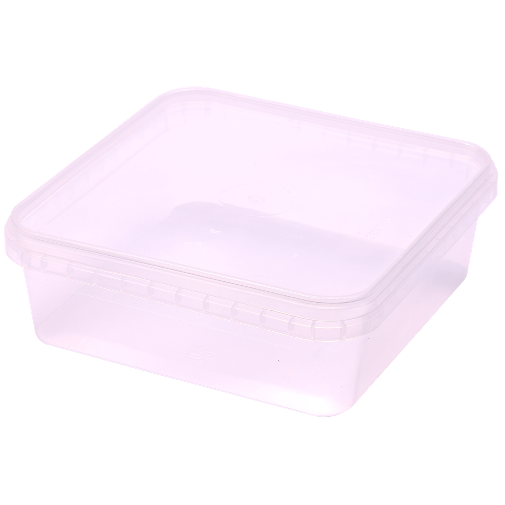 500 ml square box plain 