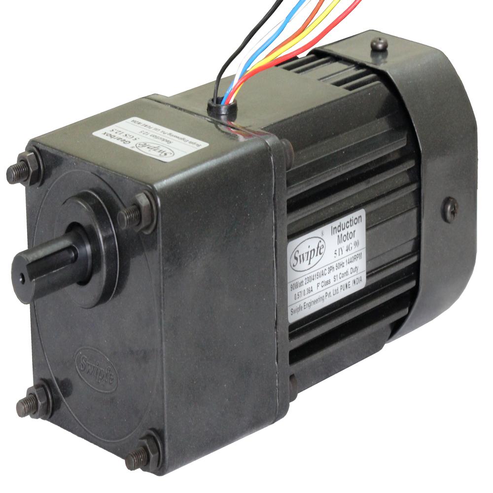 90W  Induction Gear Motor