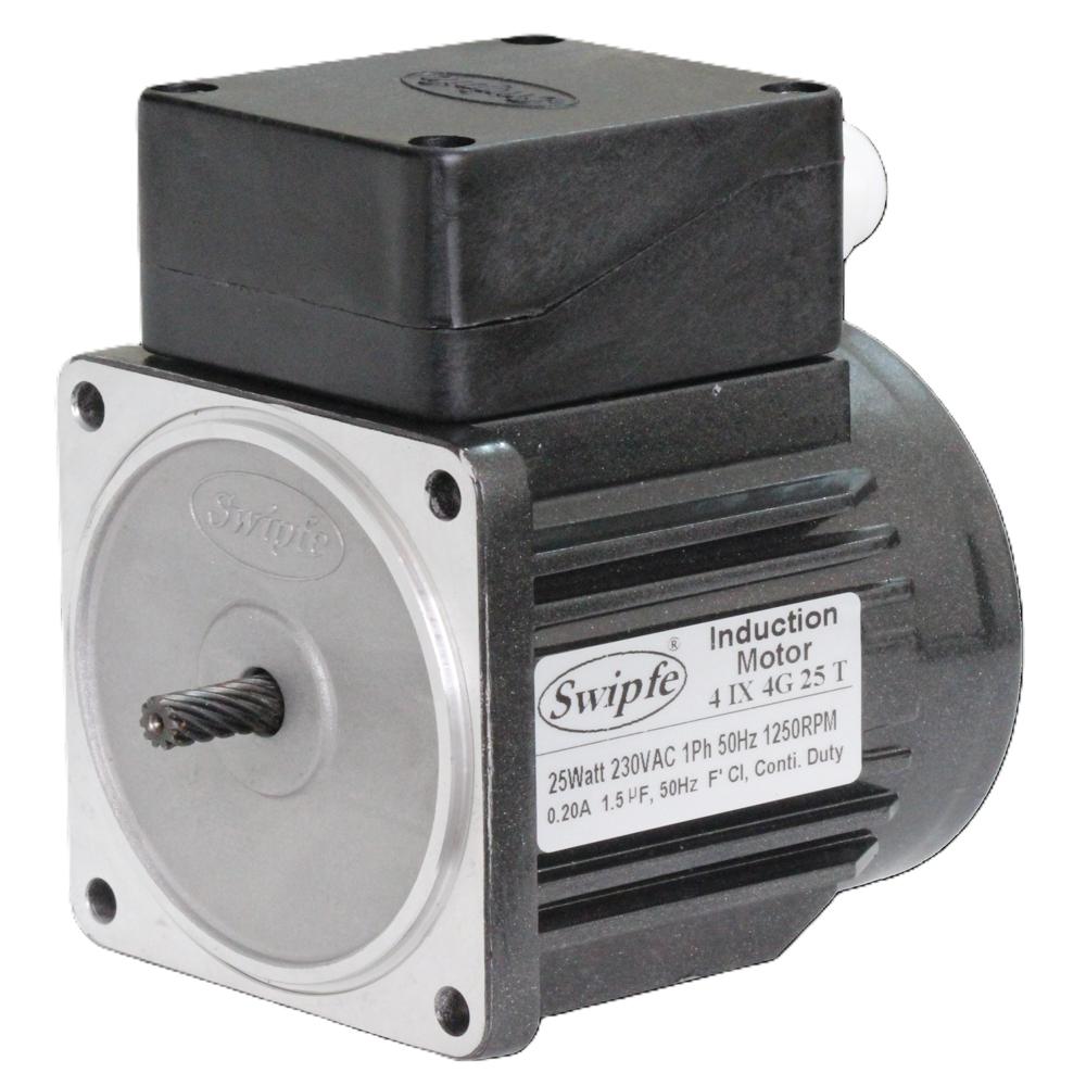 Induction Gear Motor 25 Watt - Ambient Temperature: -30 To 40 Celsius (Oc)