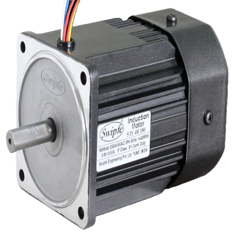 Single Phase Motor 180 Watt - Color: Black