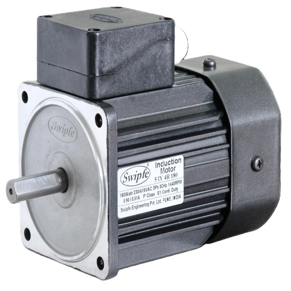 Single Phase Motor 180 Watt - Color: Black