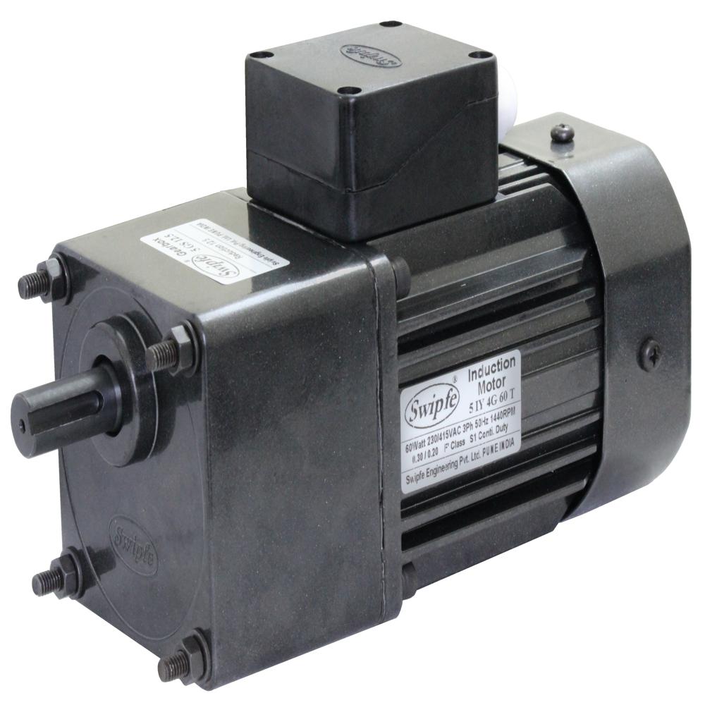 Fhp Gear Motor 60 Watt  Induction Motor - Ambient Temperature: -30 To 40 Celsius (Oc)