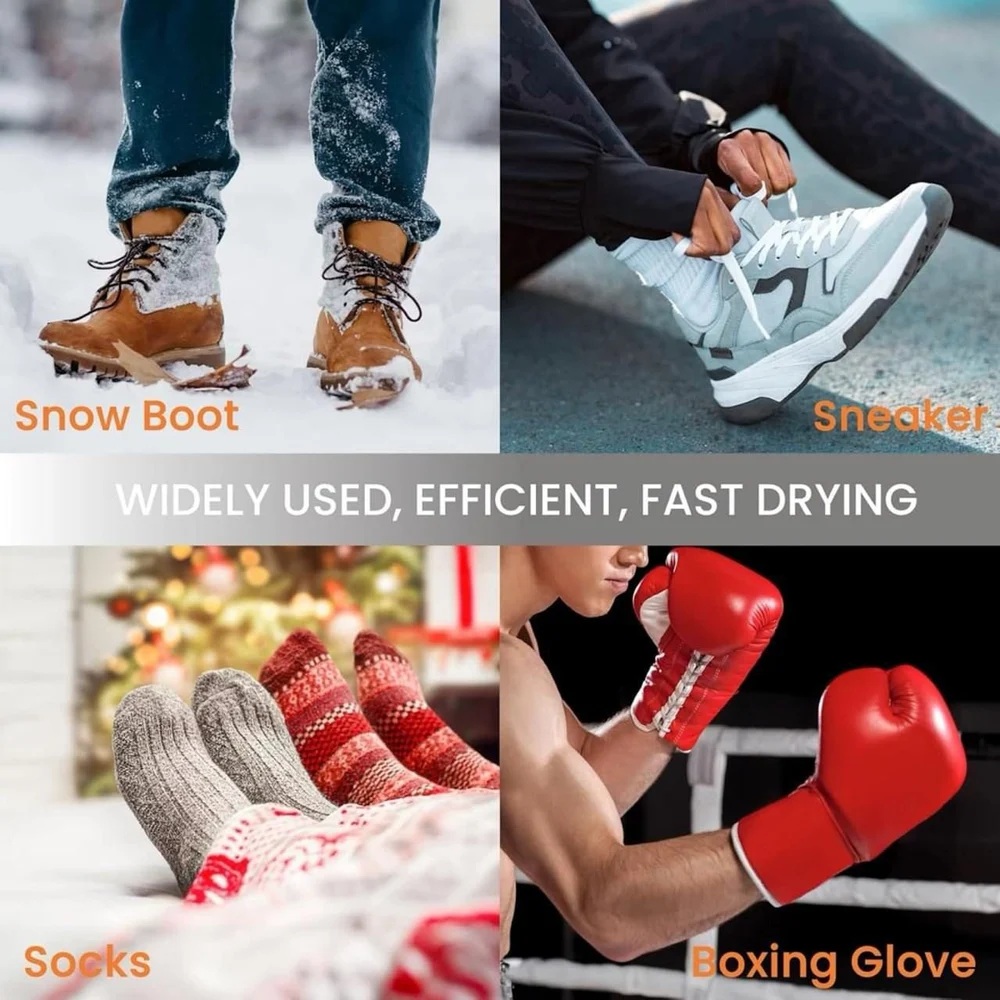 Electric Shoe Dryer Wet Shoes with 360 Heat Blower Electric Shoe Warmer Boot Dryer