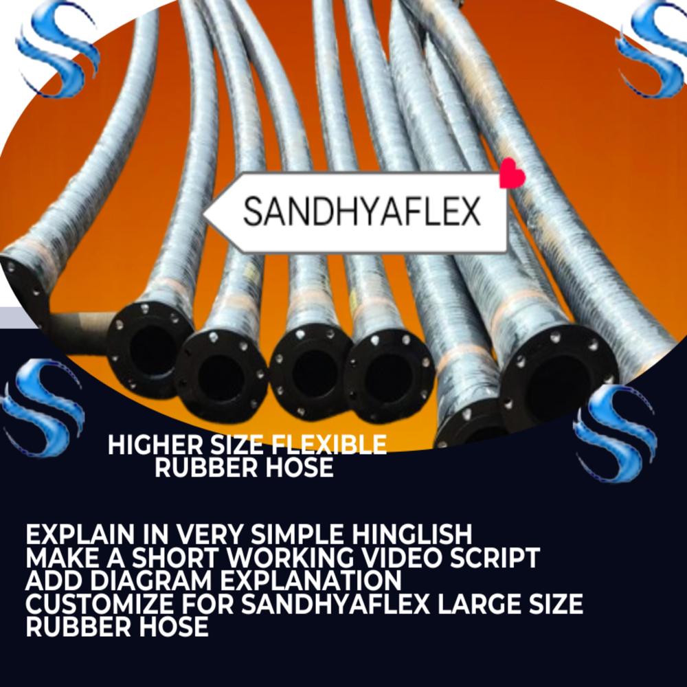 Large Diameter Rubber Hose