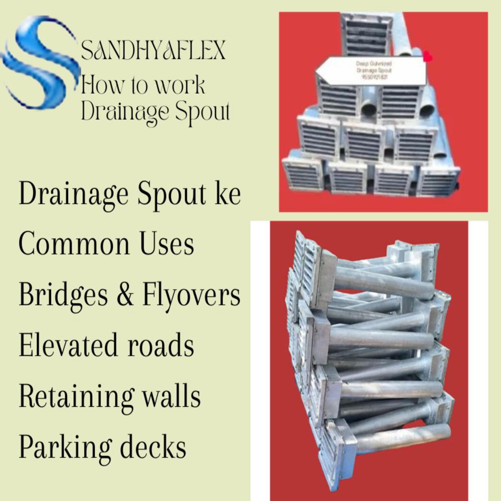 Drainage Spout - Color: Siler