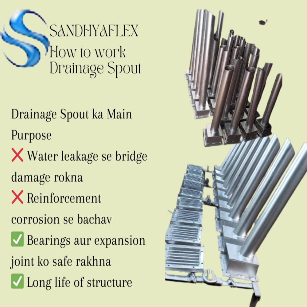 Drainage Spout - Color: Siler