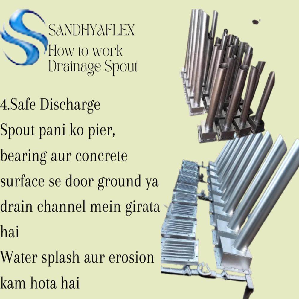Drainage Spout - Color: Siler