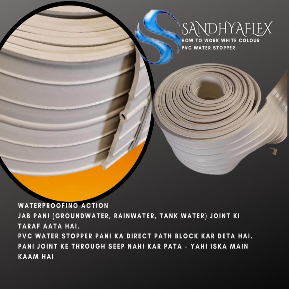 White Color PVC Water Stopper