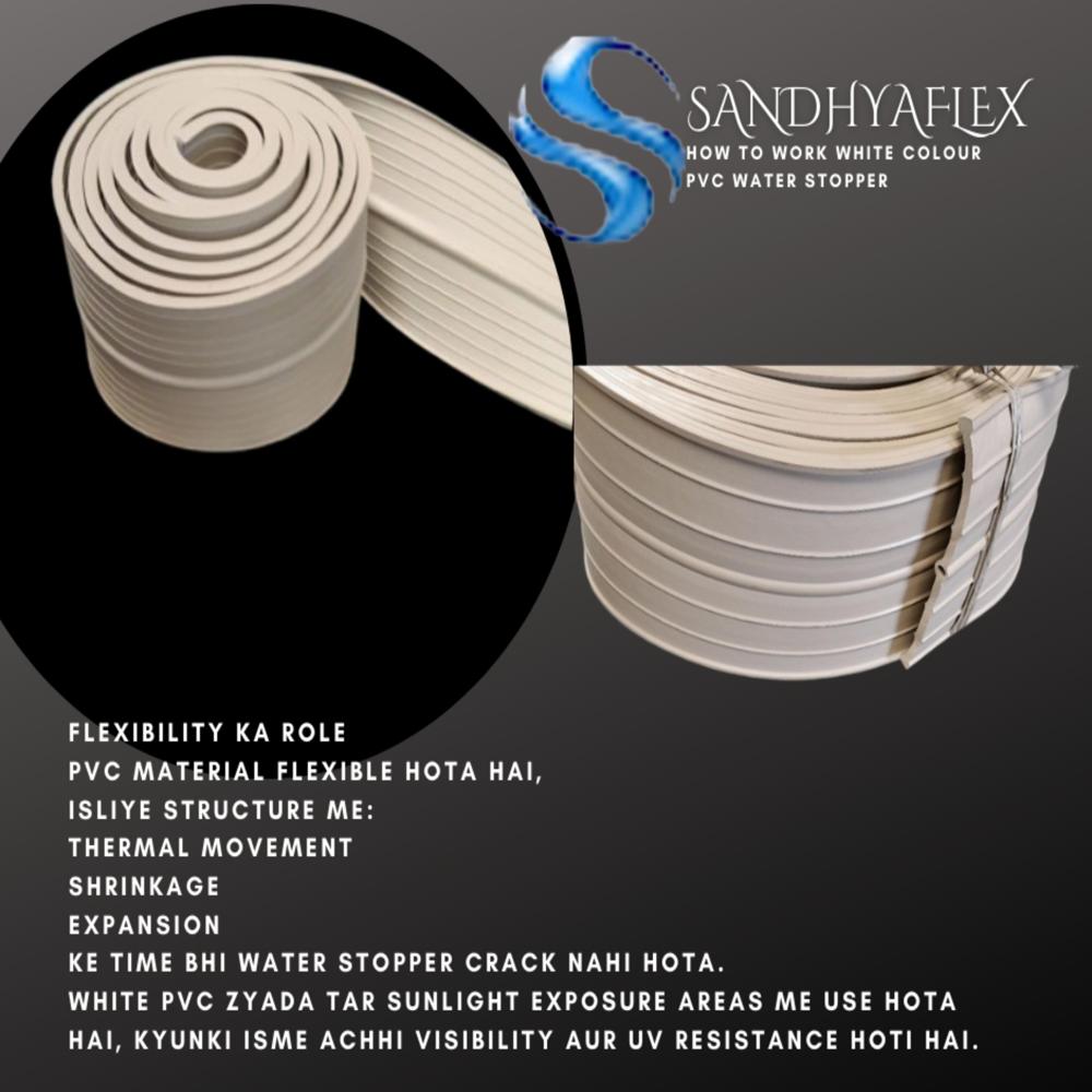 White Color PVC Water Stopper