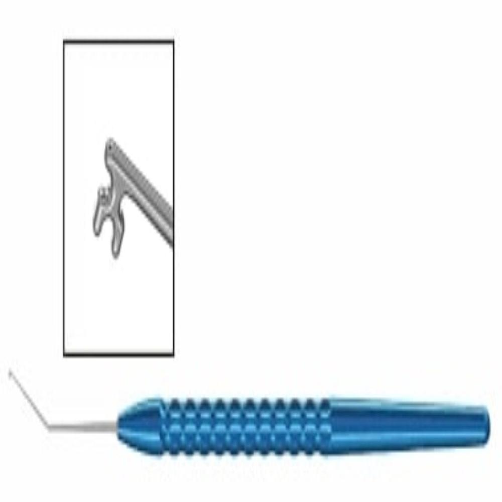 COLLAR BUTTON IRIS RETRACTOR TITANIUM AND STEEL