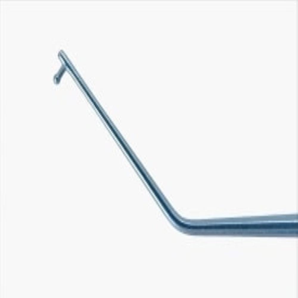 COLLAR BUTTON IRIS RETRACTOR TITANIUM AND STEEL