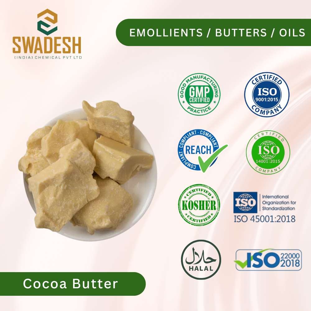 Organic Cocoa Butter - Quality: Standard Quality