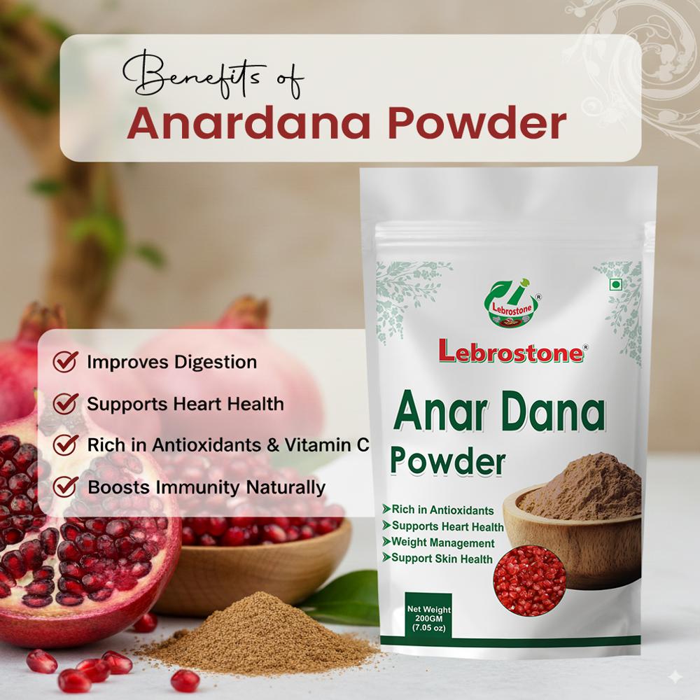 Lebrostone Anardana Powder  Natural Digestive Aid, Rich in Antioxidants & Vitamin C(200g)