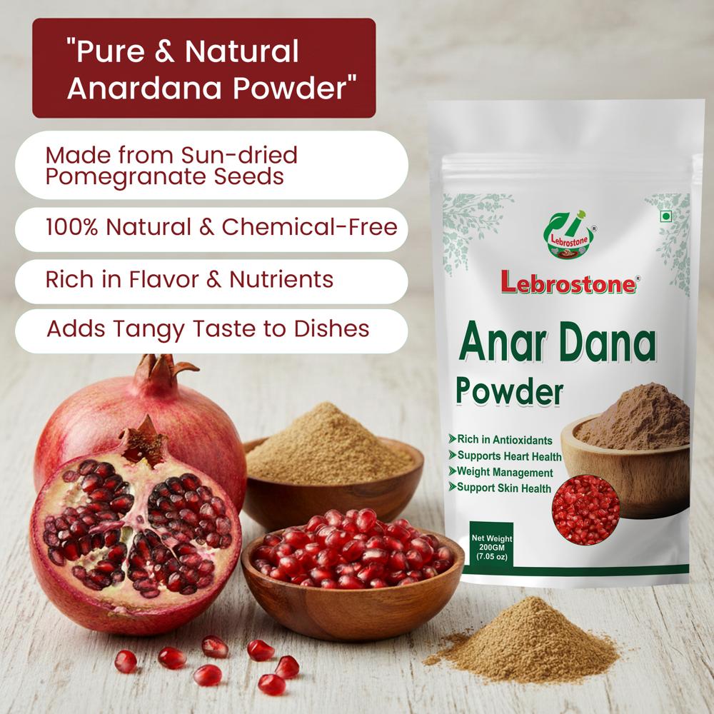 Lebrostone Anardana Powder  Natural Digestive Aid, Rich in Antioxidants & Vitamin C(200g)