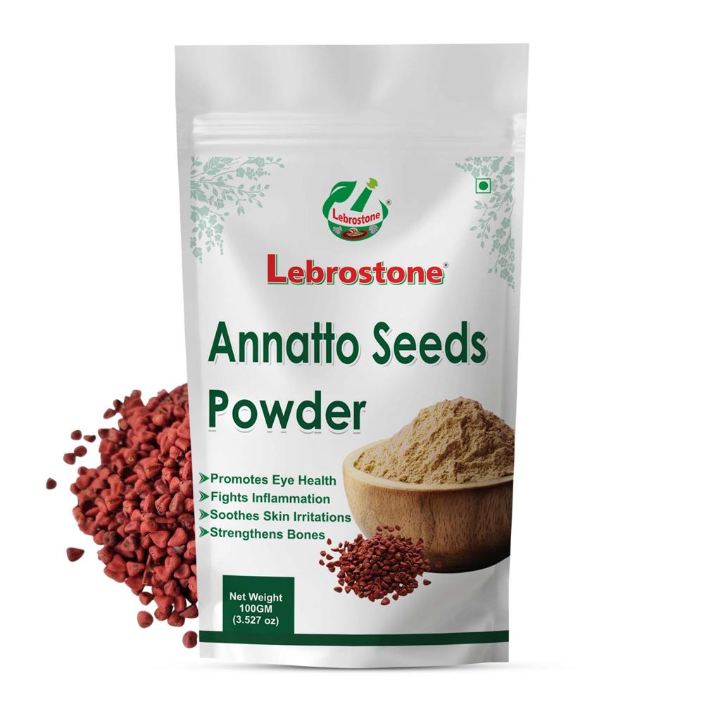 Lebrostone Annatto Seeds Powder Rich In Antioxidants & Vitamin E For Skin, Eye, Heart & Bone Health(100g) - Packaging Size: 100g