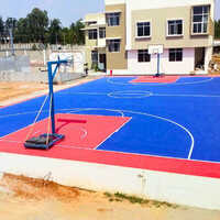 Basketball Pp Interlocking Tiles - Color: Mixed