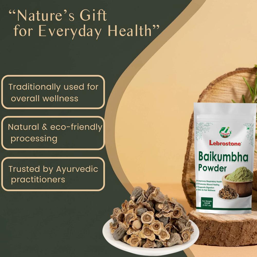 Lebrostone Baikumbha Powder  Enhances Stamina & Vitality, Supports Liver & Blood Purification|100g