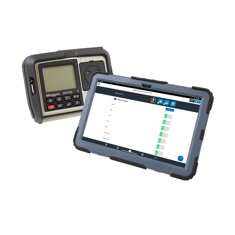 Portable appliance testing PAT250