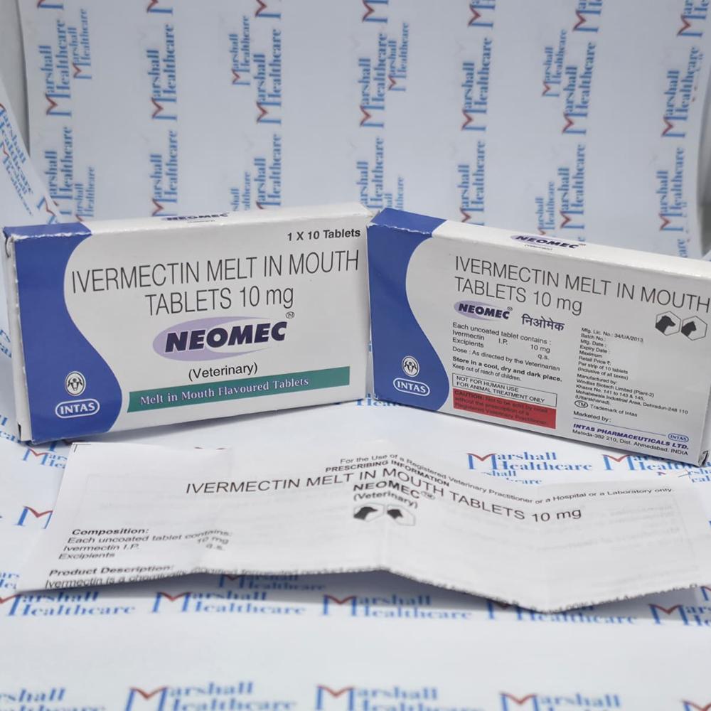Veterinary Ivermectin Melt Tablets - Brand Name: Neomec