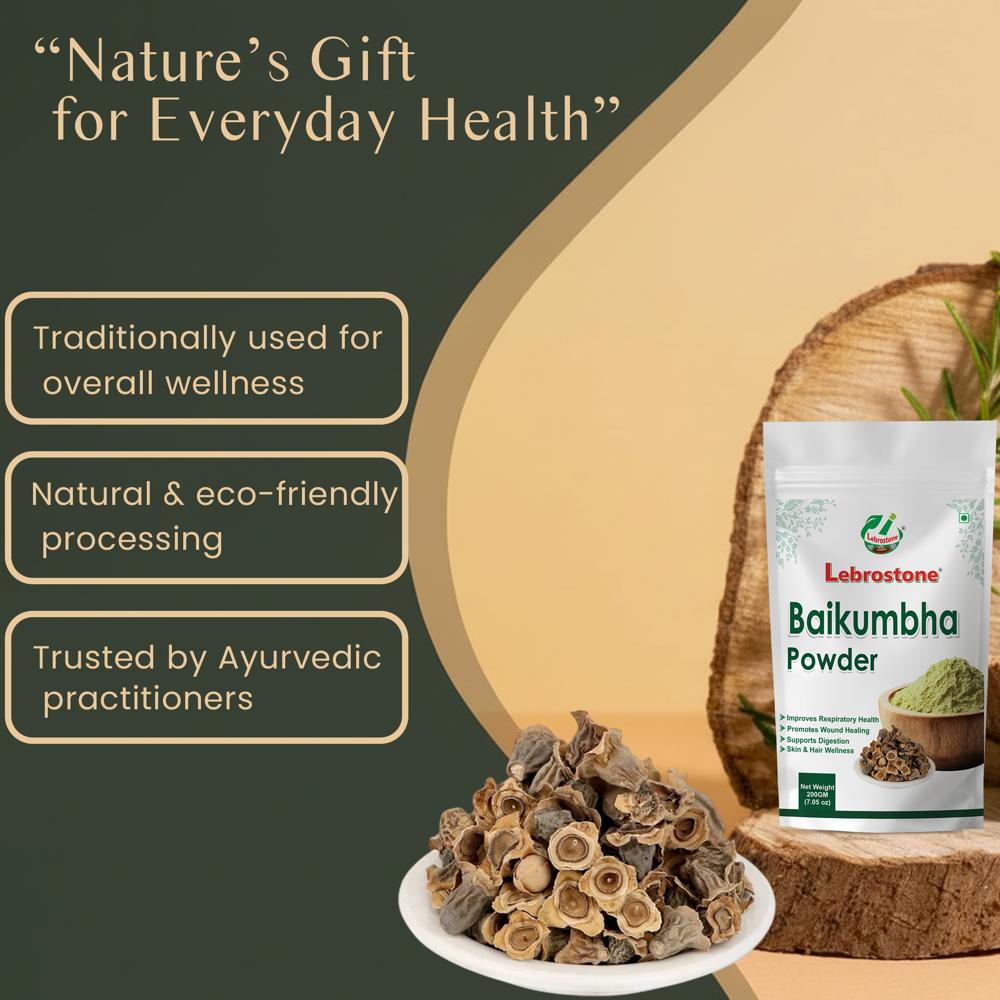 Lebrostone Baikumbha Powder  Enhances Stamina & Vitality, Supports Liver & Blood Purification|200g