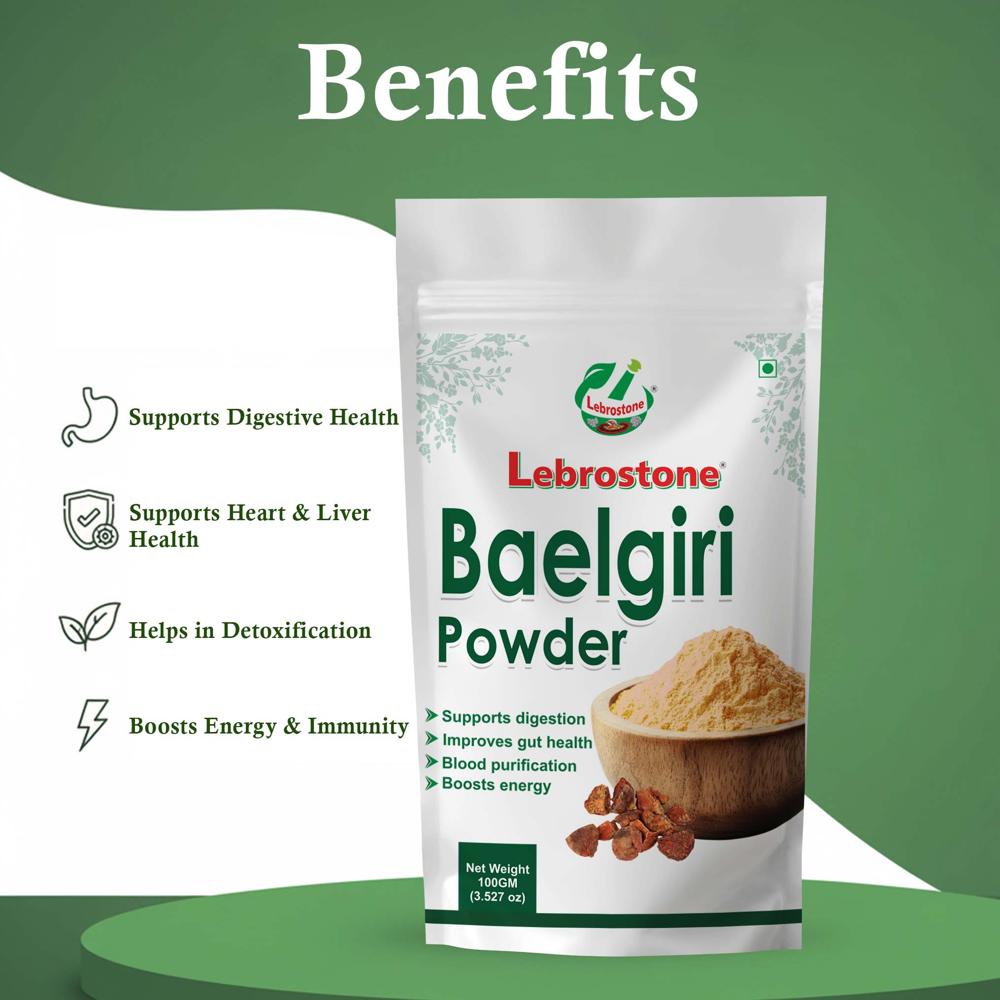 Lebrostone Belgiri Powder Supports Digestion, Heart & Liver Health, Boosts Energy|100g