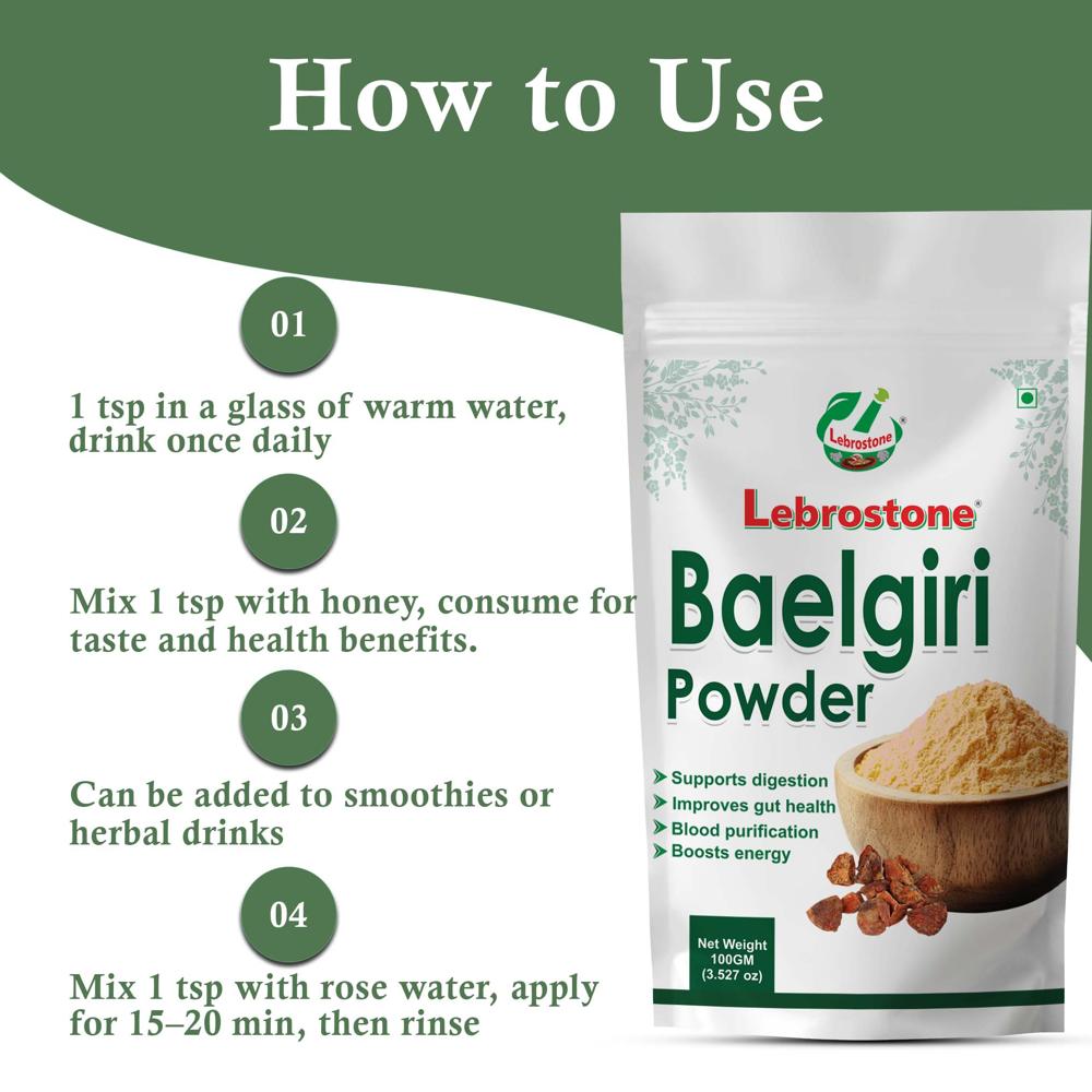 Lebrostone Belgiri Powder Supports Digestion, Heart & Liver Health, Boosts Energy|100g