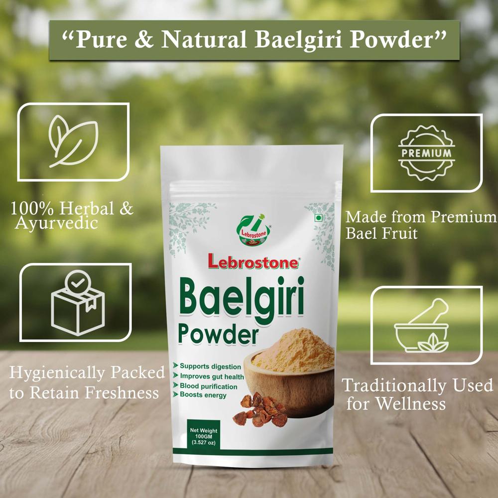 Lebrostone Belgiri Powder Supports Digestion, Heart & Liver Health, Boosts Energy|100g
