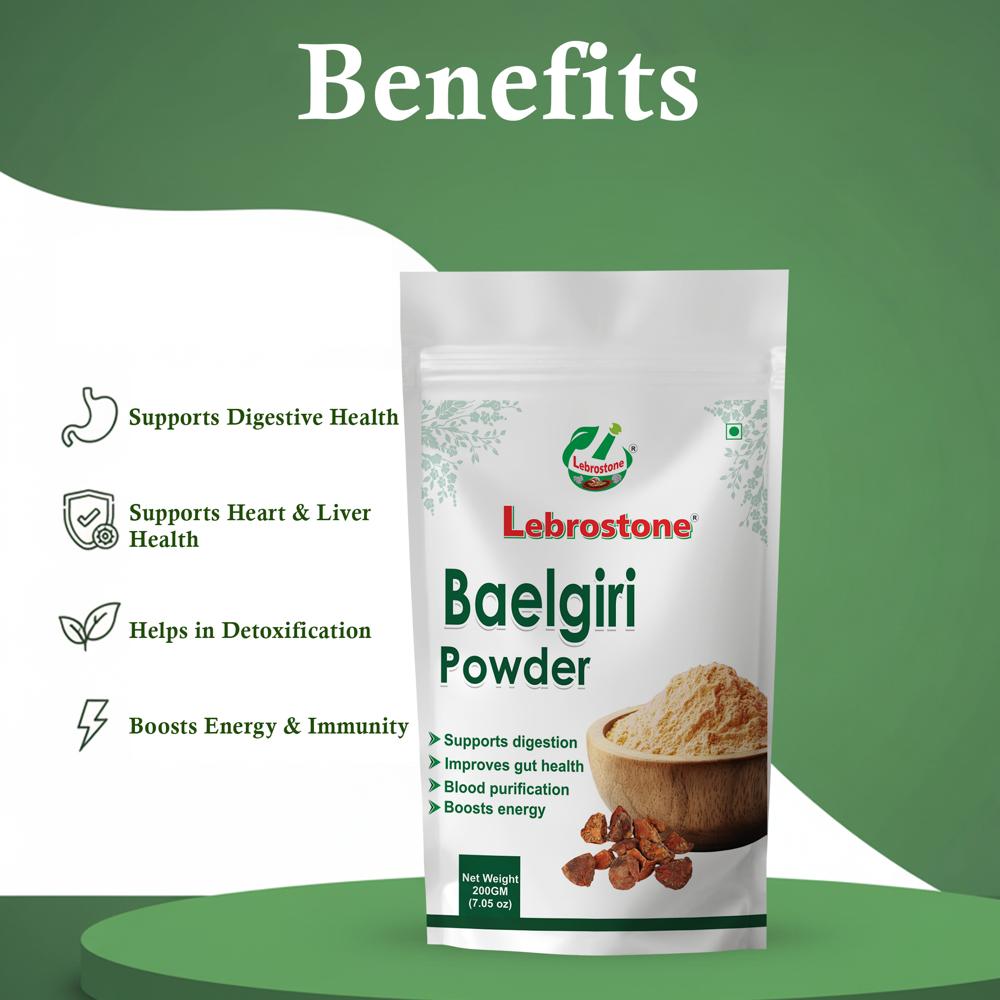 Lebrostone Belgiri Powder Supports Digestion, Heart & Liver Health, Boosts Energy|200g