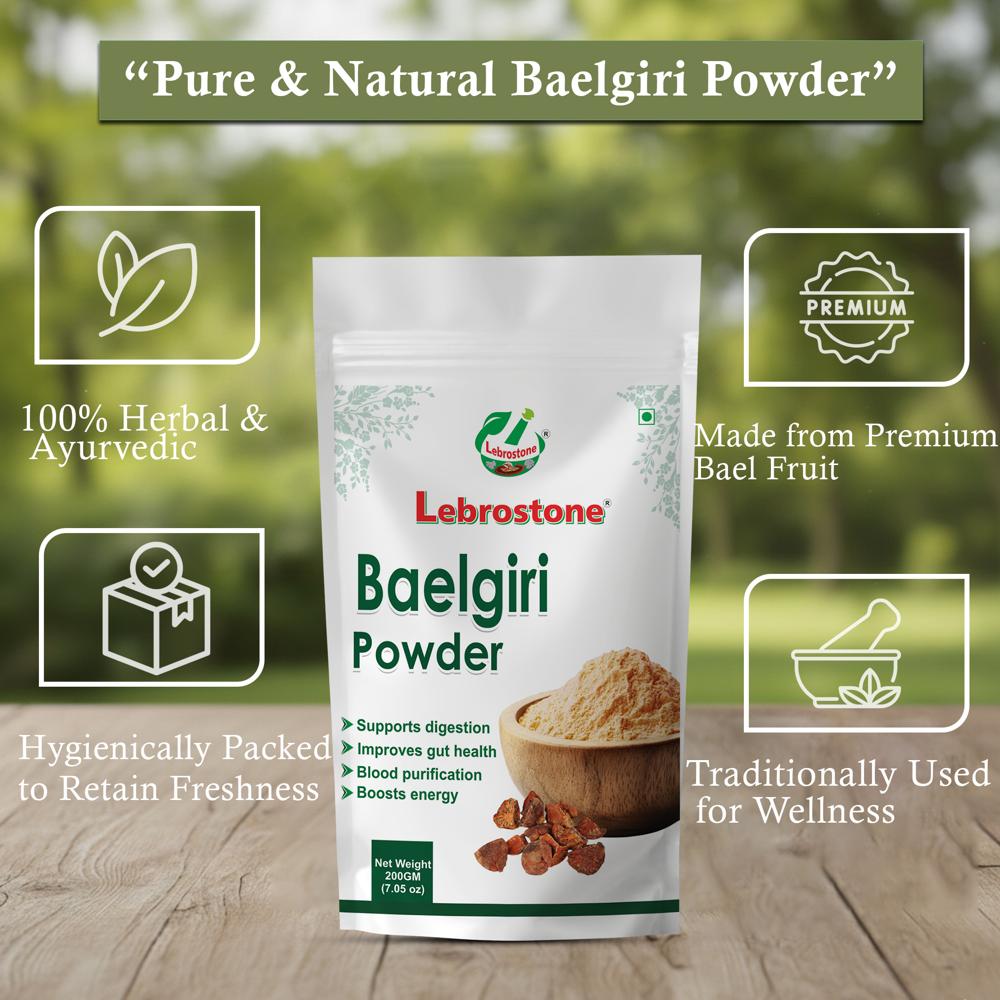 Lebrostone Belgiri Powder Supports Digestion, Heart & Liver Health, Boosts Energy|200g