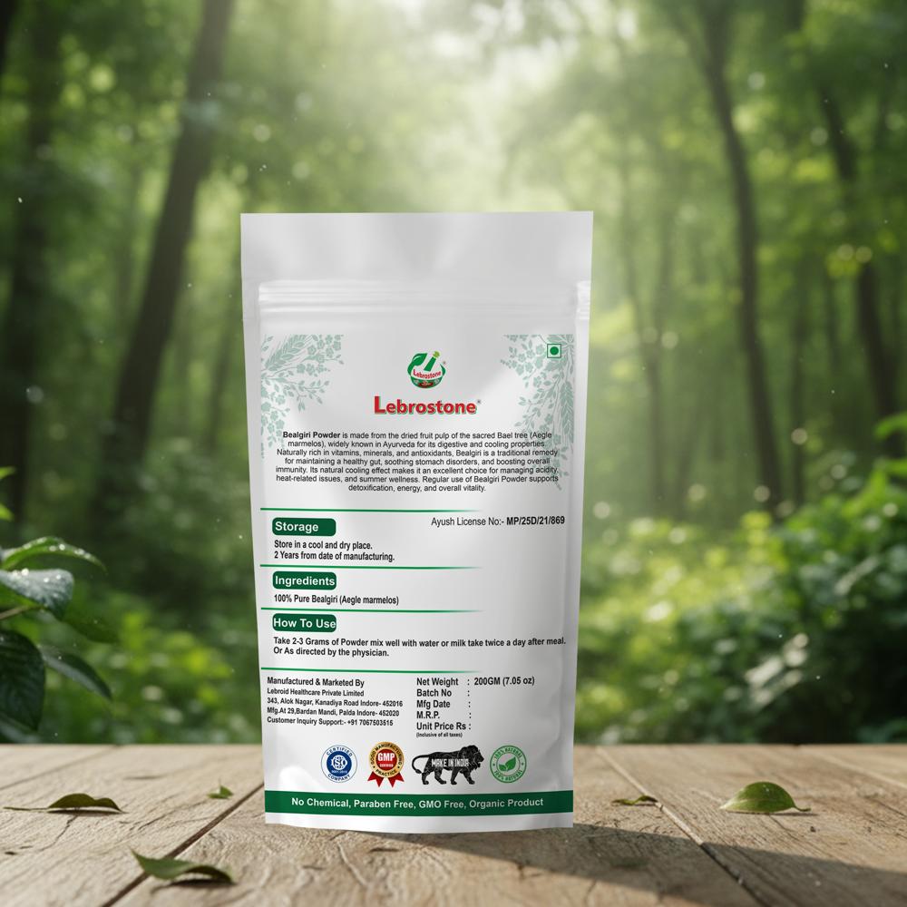 Lebrostone Belgiri Powder Supports Digestion, Heart & Liver Health, Boosts Energy|200g