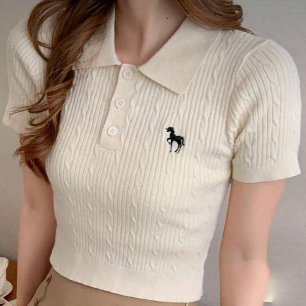 Unique Women White Crop Top