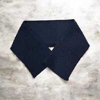 Black Rib Collar - Cotton Polyester Blend, Custom Size, Black, Ribbed Knit | Shrink Resistant, High Elasticity, Neatly Trimmed Edges