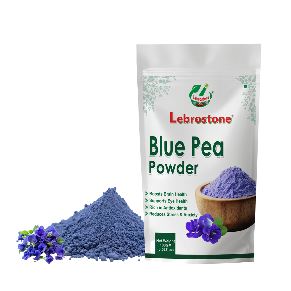 Lebrostone Blue Pea Powder | Stress Relief, Natural Detox & Heart Health Support|100g - Age Group: For Adults
