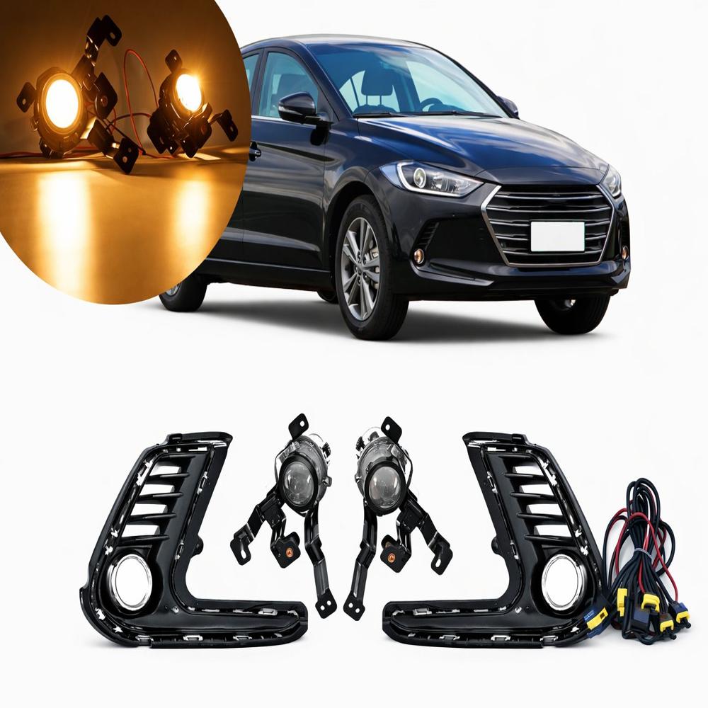 K D Fog Lamp Assembly For Hyundai Elantra 2017-2020
