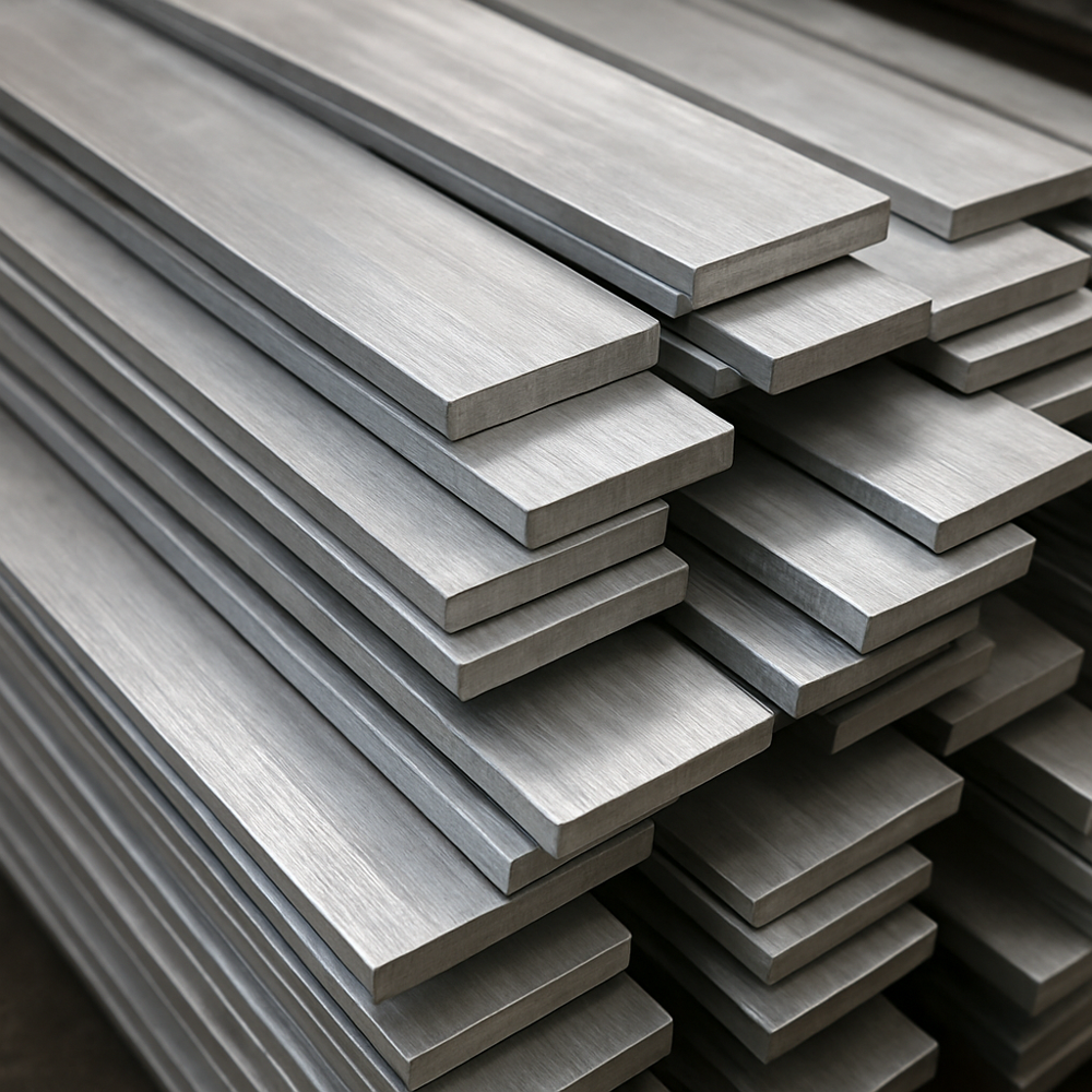 Aluminium Flat Bars - Grade 6061, Thickness 2-25 Mm, Width 19-300 Mm, Length 3660 Mm | Multiple Grades Available, High Strength, Rigid Hardness