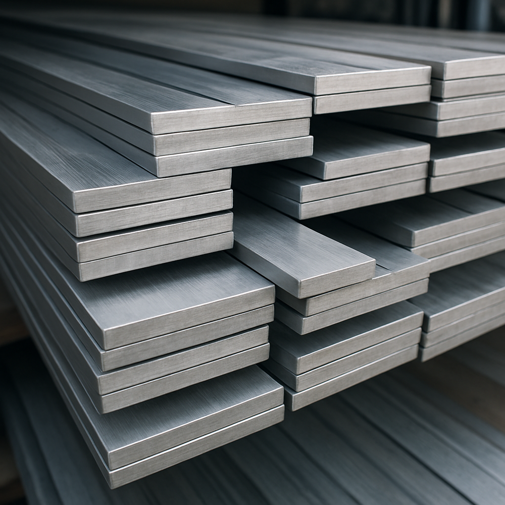 Aluminium Flat Bars - Grade 6061, Thickness 2-25 Mm, Width 19-300 Mm, Length 3660 Mm | Multiple Grades Available, High Strength, Rigid Hardness