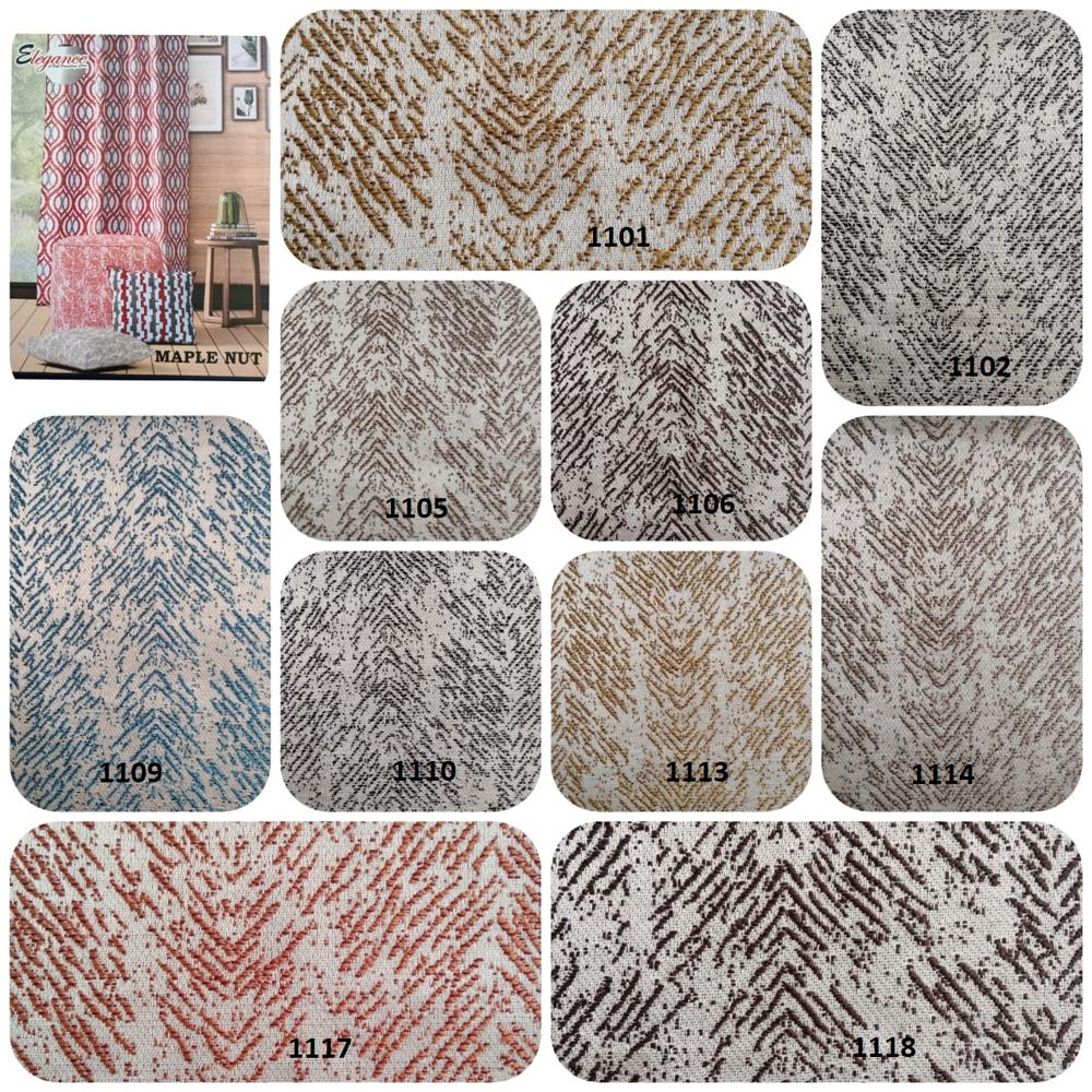 Mapple nut curtain fabric
