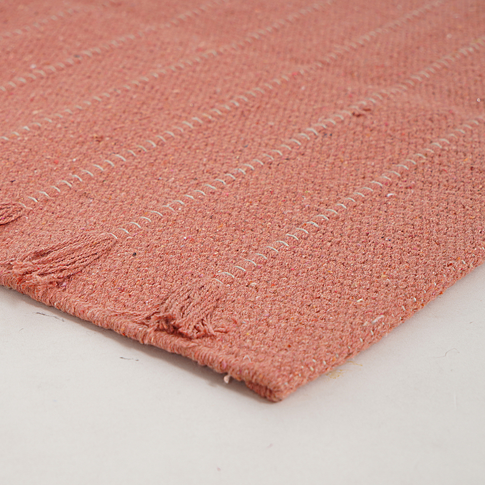Peach Color Cotton Yoga Mat