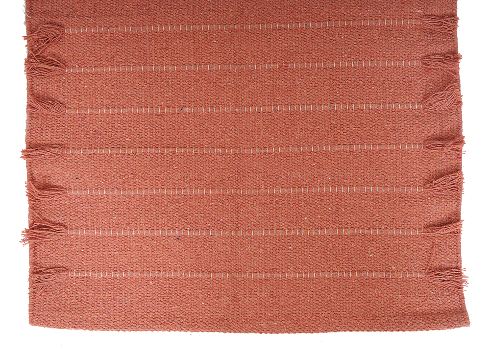 Peach Color Cotton Yoga Mat