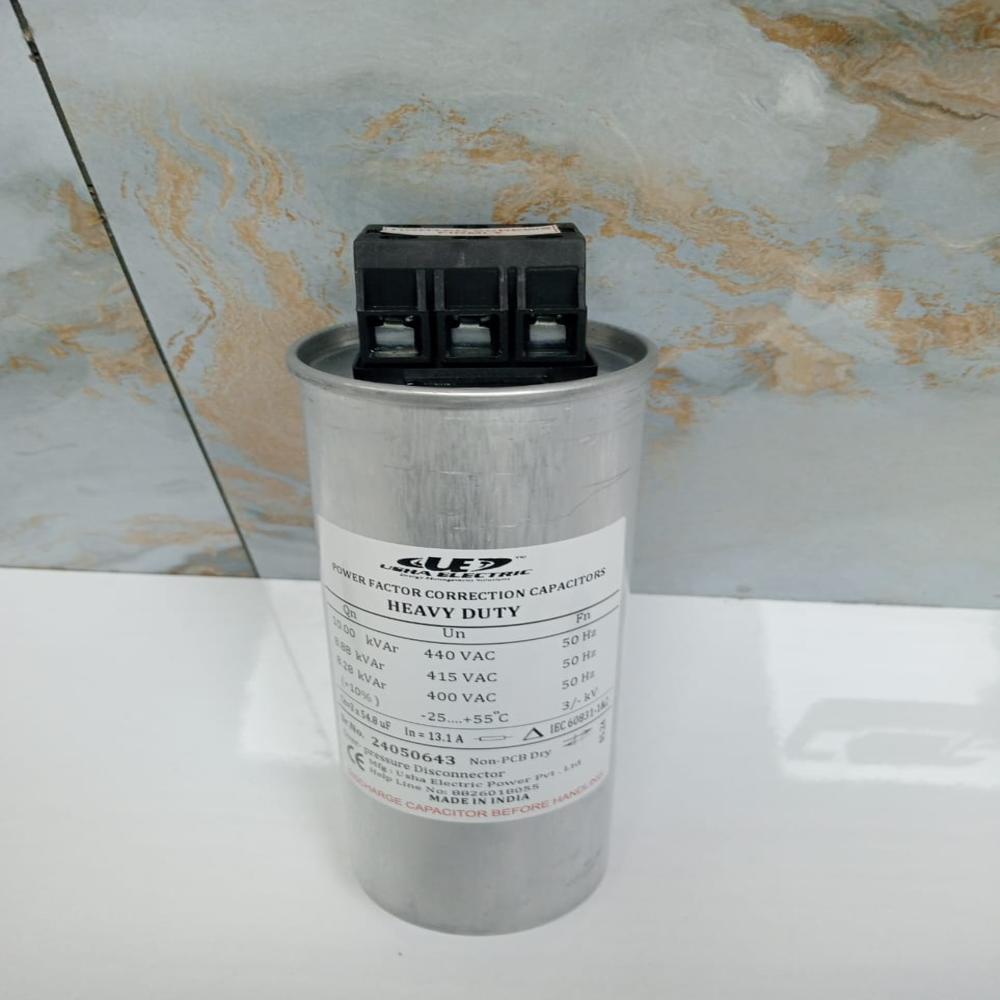 10 Kvar 440 Volt 3 Phase Cylindrical Type Capacitor
