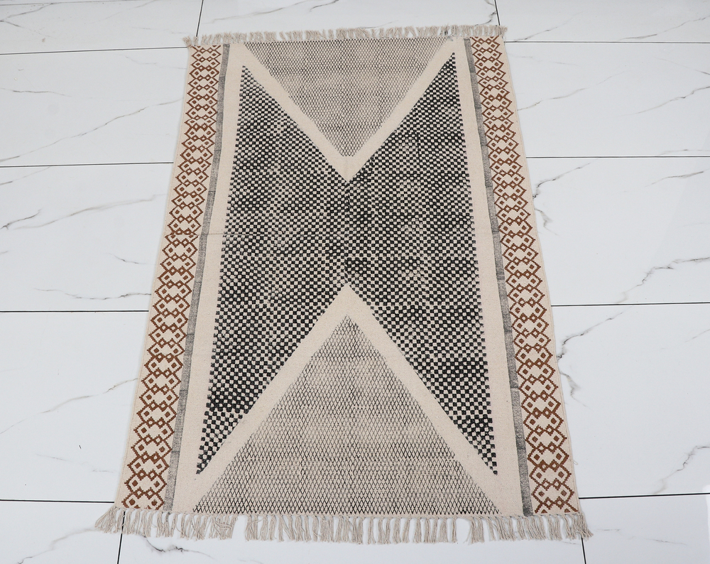 Jaipuri Designer Cotton Hand Block Print Rugs