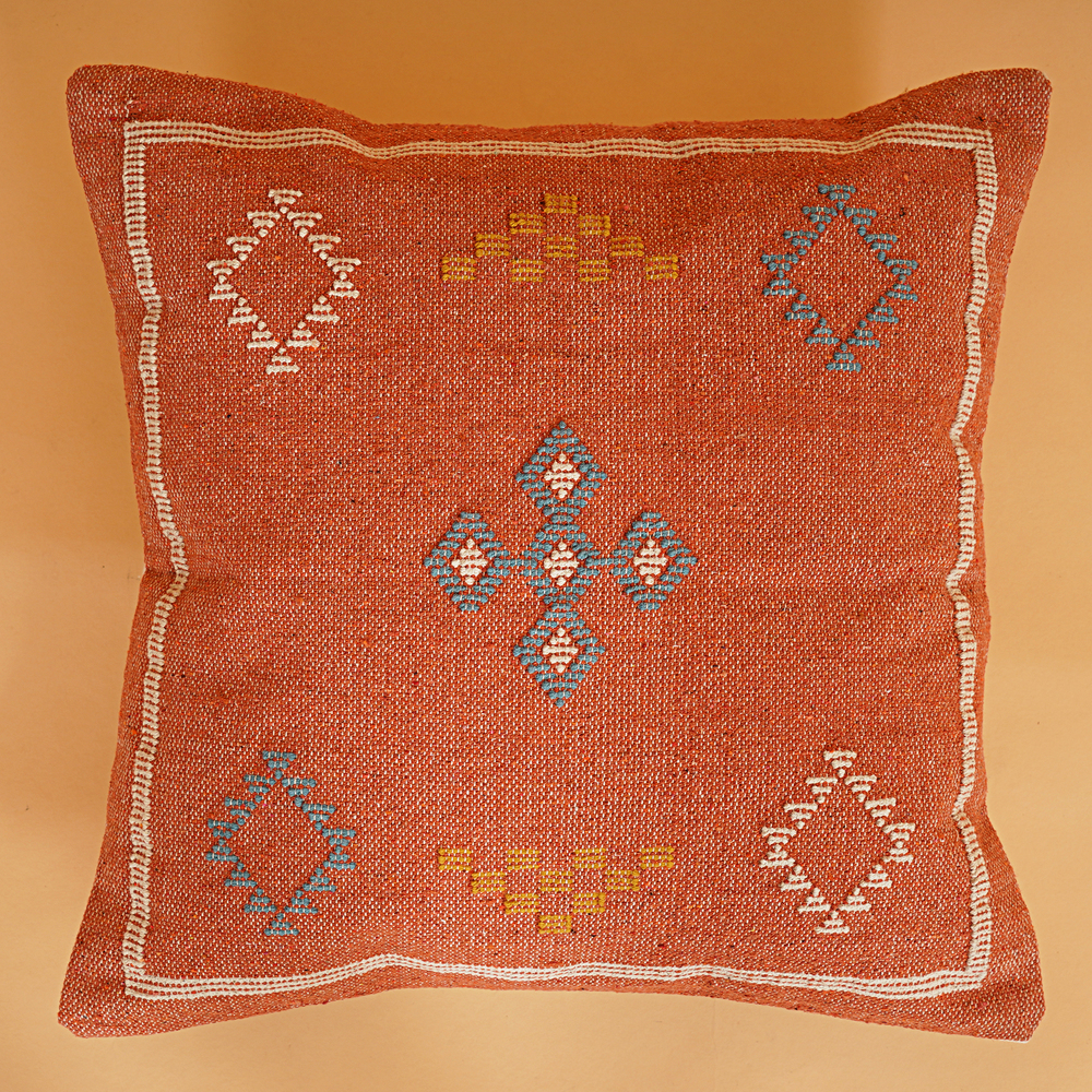 Orange Sabra Pillow Cushion Cover