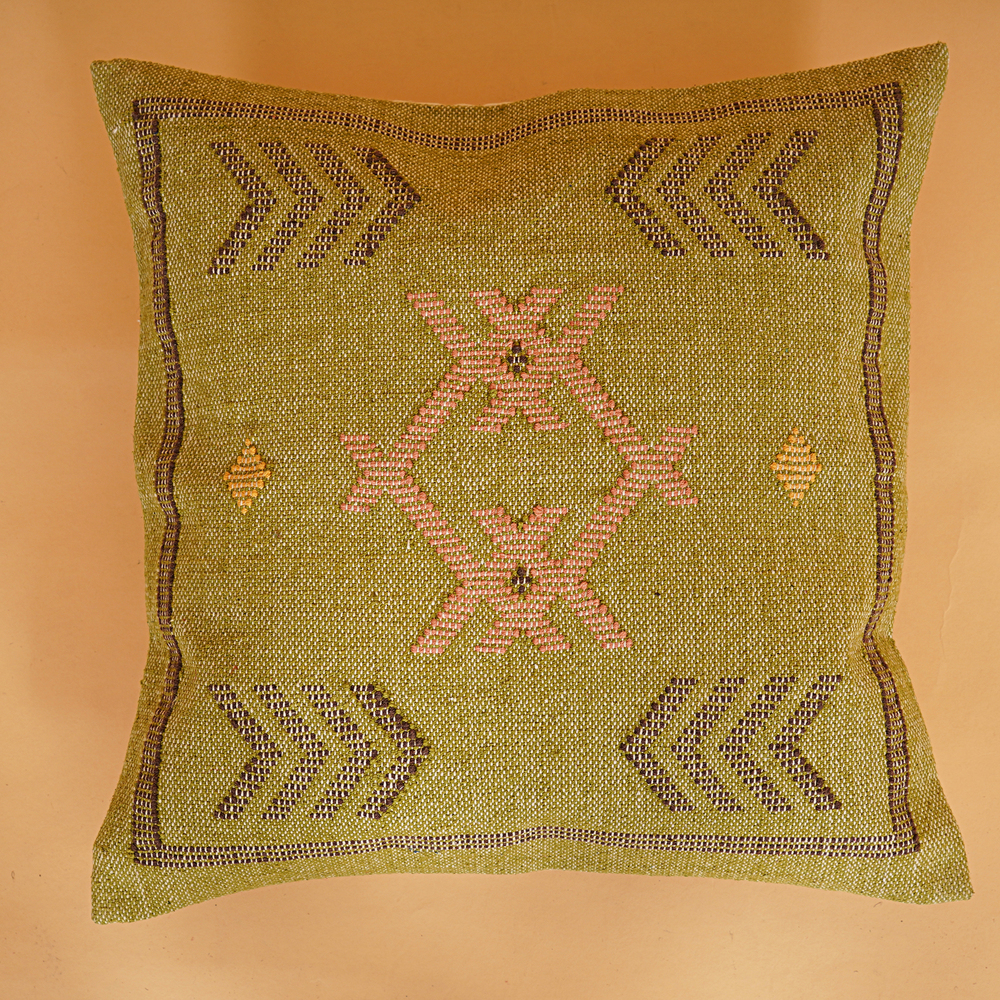Yellow Sabra Pillow Cushion Cover