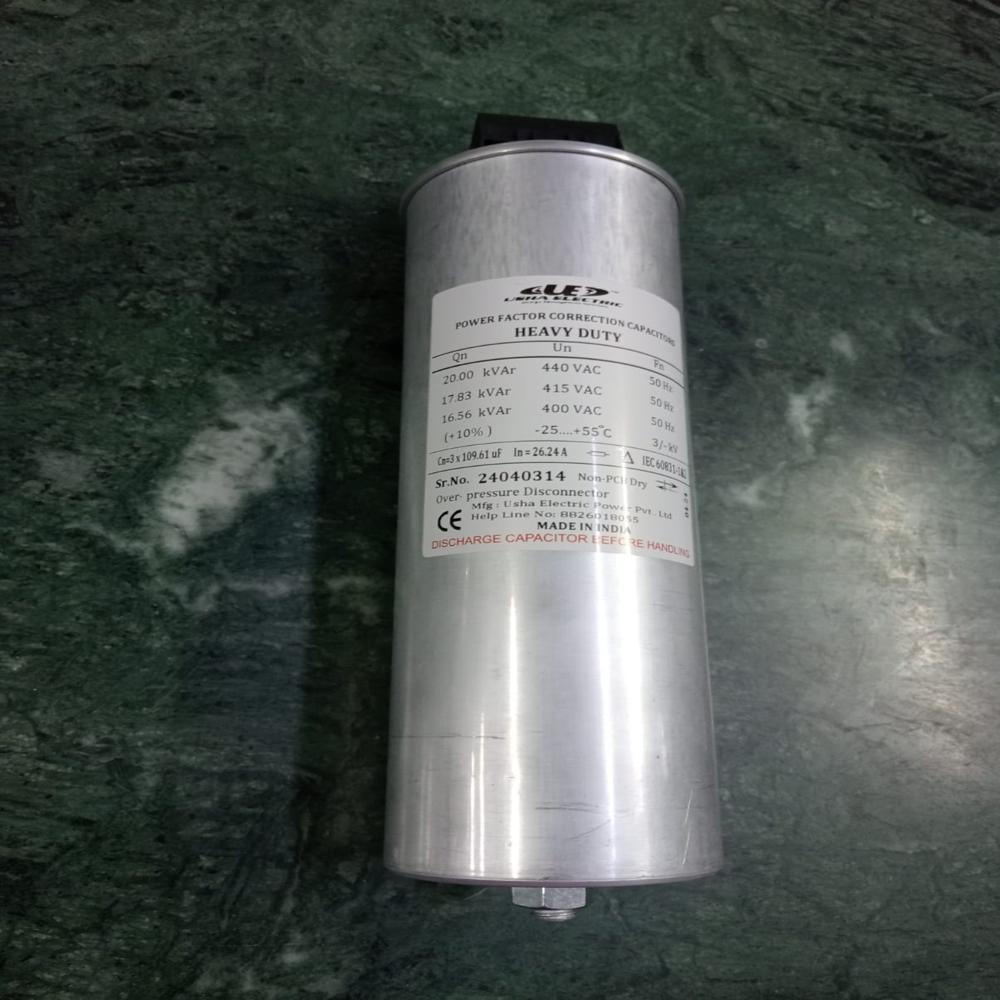 20 Kvar 440 Volt 3 Phase Cylindrical Type Capacitor