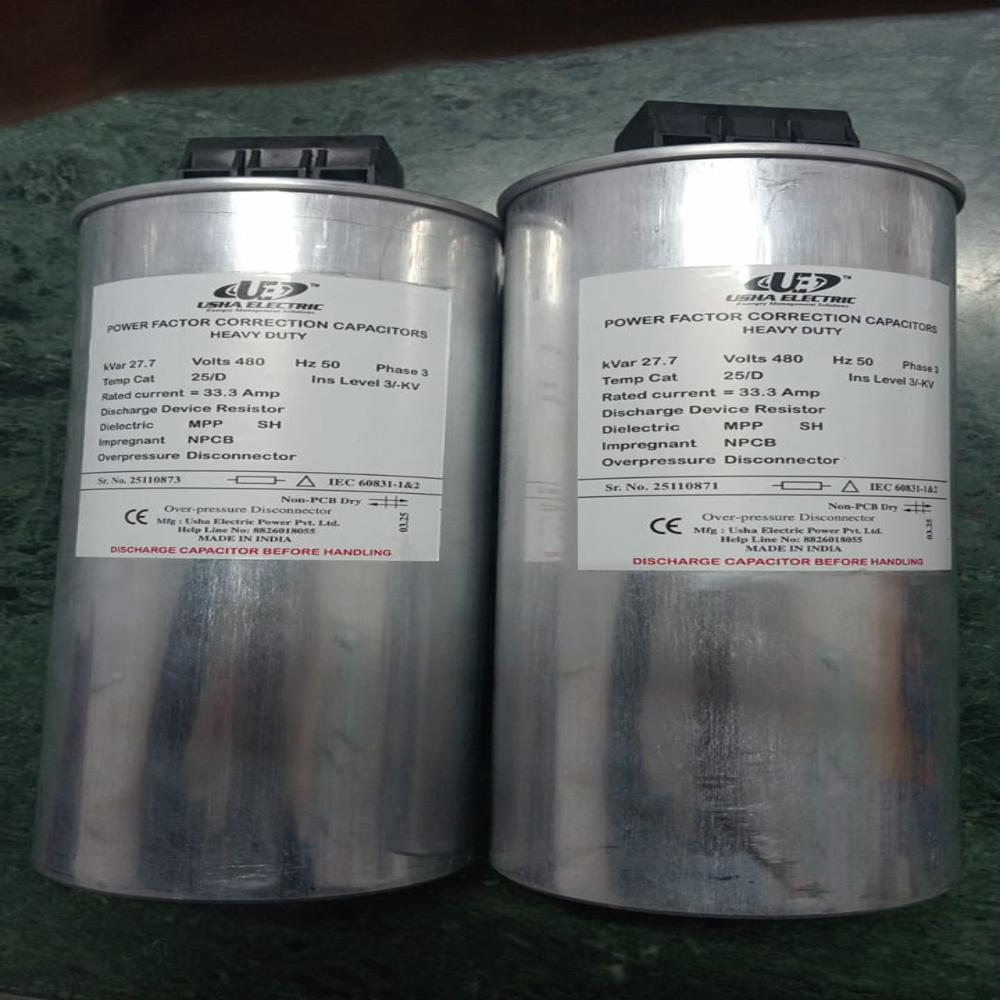 27.7 Kvar 440 Volt 3 Phase Cylindrical Type Capacitor