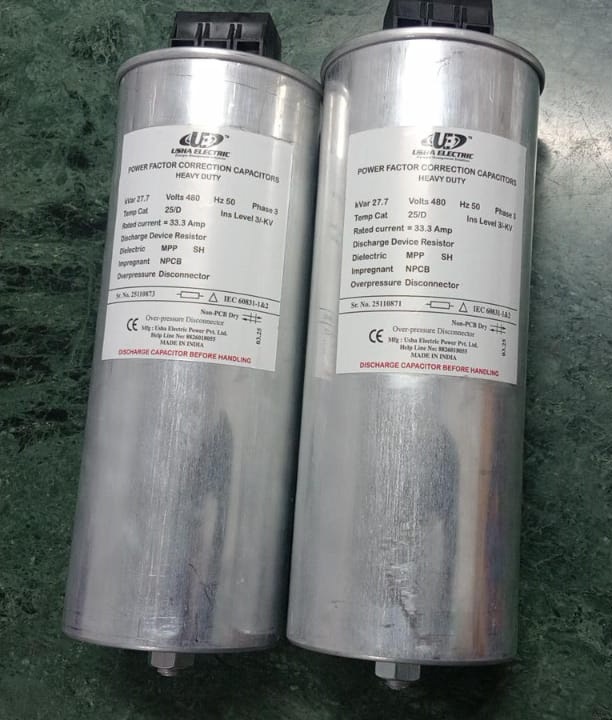27.7 Kvar 440 Volt 3 Phase Cylindrical Type Capacitor