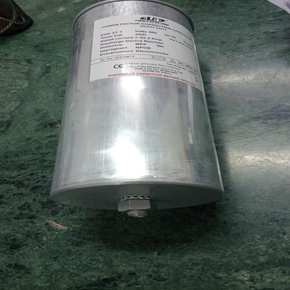 27.7 Kvar 440 Volt 3 Phase Cylindrical Type Capacitor