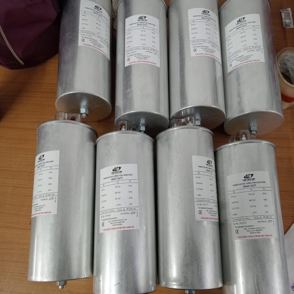 25 Kvar 750 Volt 3 Phase Cylindrical Type Capacitor